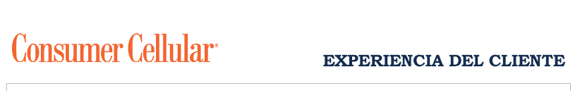 Experiencia del cliente de Consumer Cellular